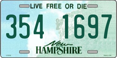 NH license plate 3541697