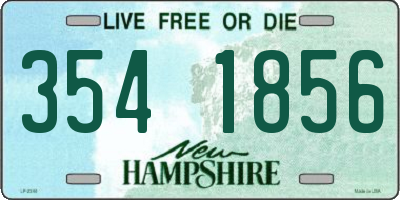 NH license plate 3541856