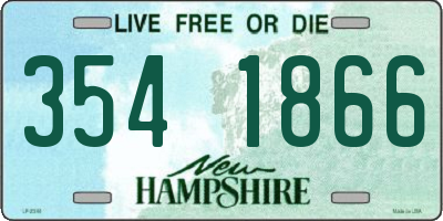 NH license plate 3541866