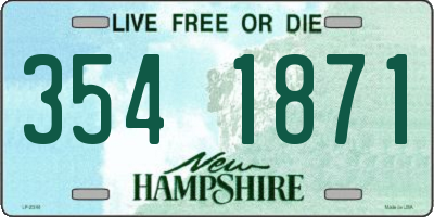 NH license plate 3541871