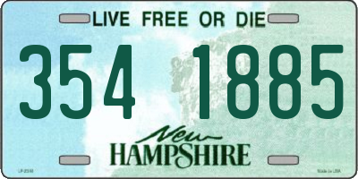 NH license plate 3541885