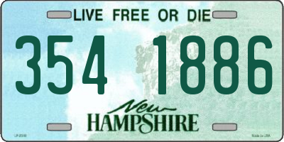 NH license plate 3541886