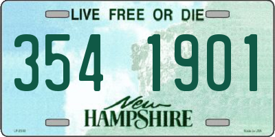 NH license plate 3541901