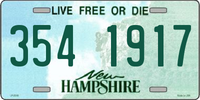 NH license plate 3541917
