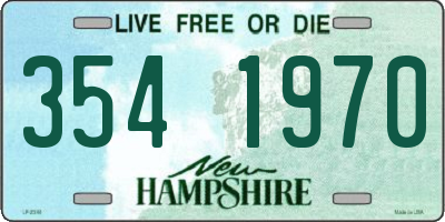 NH license plate 3541970