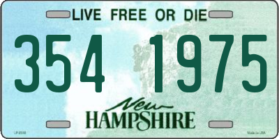 NH license plate 3541975
