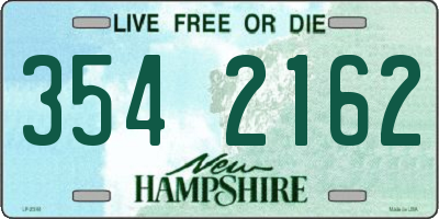 NH license plate 3542162