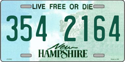NH license plate 3542164