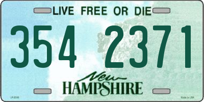 NH license plate 3542371