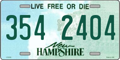 NH license plate 3542404