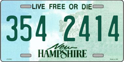 NH license plate 3542414