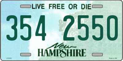 NH license plate 3542550