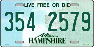 NH license plate 3542579
