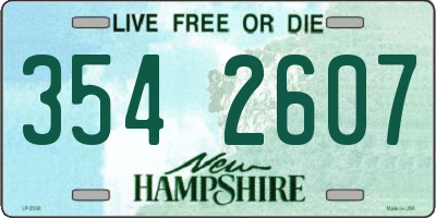 NH license plate 3542607