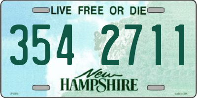 NH license plate 3542711