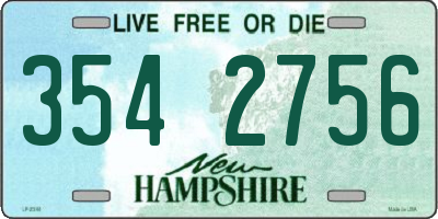 NH license plate 3542756