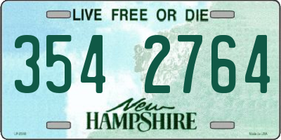 NH license plate 3542764