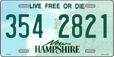 NH license plate 3542821