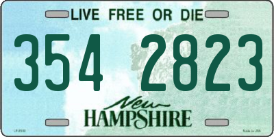 NH license plate 3542823