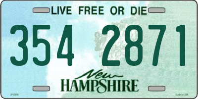 NH license plate 3542871