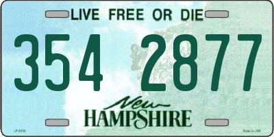 NH license plate 3542877