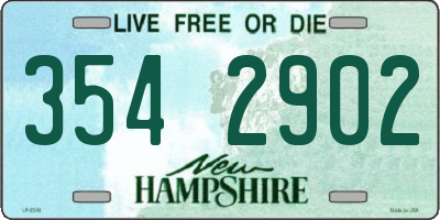 NH license plate 3542902