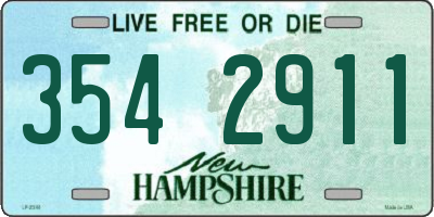 NH license plate 3542911