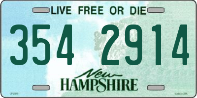 NH license plate 3542914