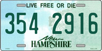 NH license plate 3542916