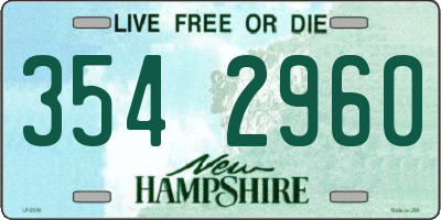 NH license plate 3542960