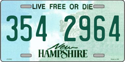 NH license plate 3542964