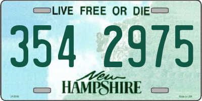 NH license plate 3542975