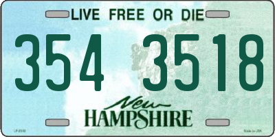 NH license plate 3543518