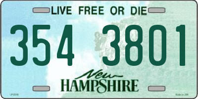 NH license plate 3543801