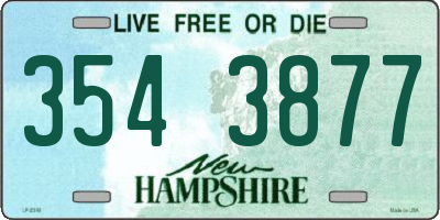 NH license plate 3543877