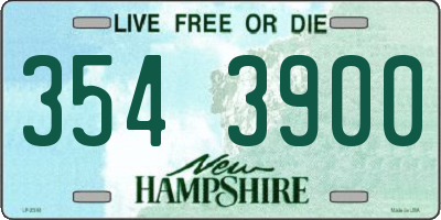 NH license plate 3543900