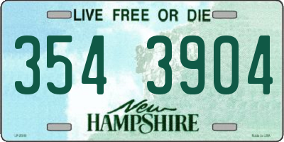 NH license plate 3543904
