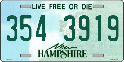 NH license plate 3543919