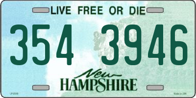 NH license plate 3543946