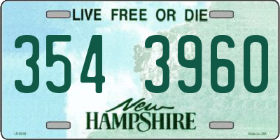 NH license plate 3543960