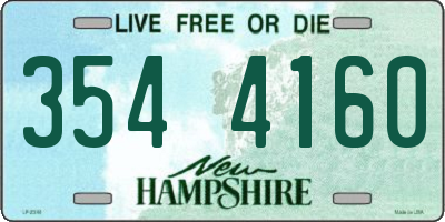 NH license plate 3544160
