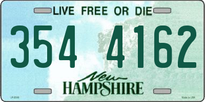 NH license plate 3544162