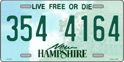 NH license plate 3544164