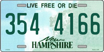 NH license plate 3544166