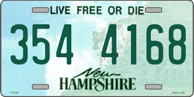 NH license plate 3544168