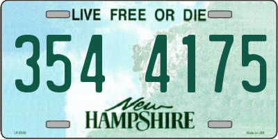 NH license plate 3544175