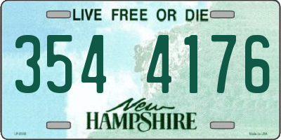 NH license plate 3544176