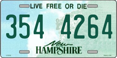 NH license plate 3544264