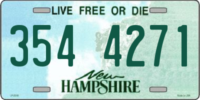 NH license plate 3544271