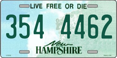 NH license plate 3544462